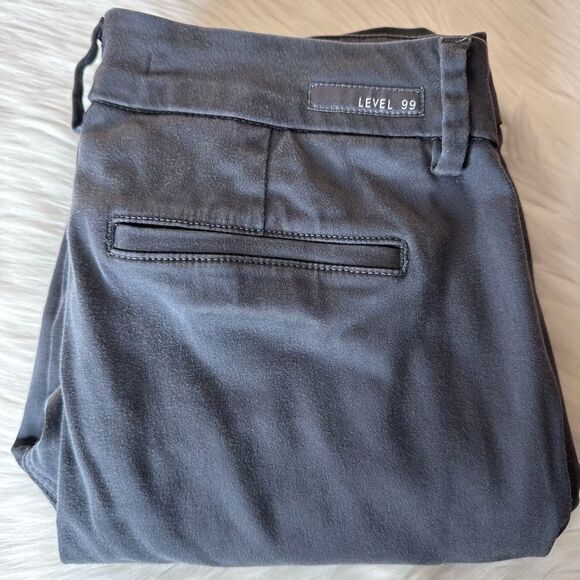 Level 99 FRANCIS LACEY DOUBLE WELT ZIP TROUSER Grizzly Pants Size 27 - Picture 11 of 11